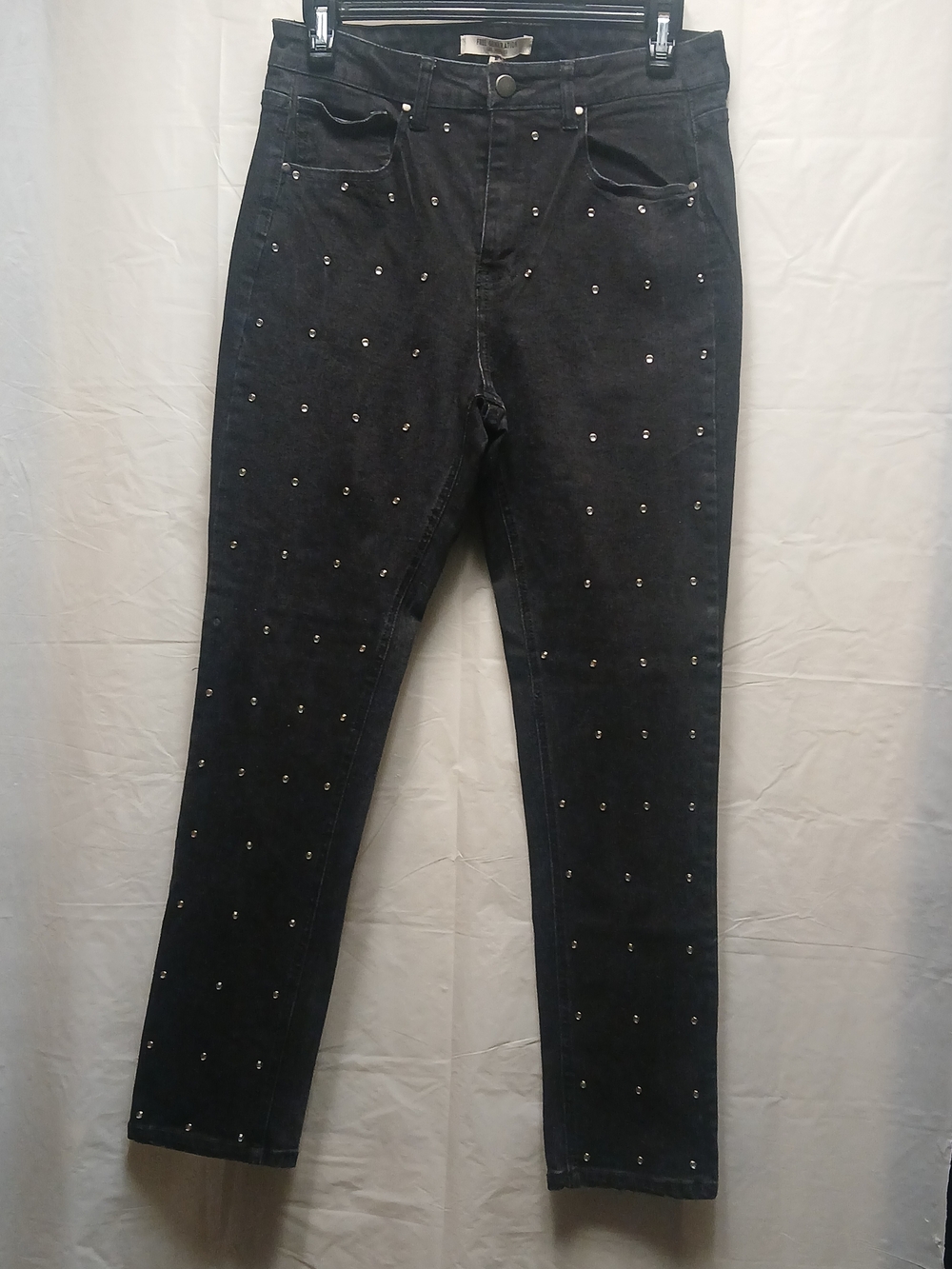 Free Generation Black Studded High-Rise Skinny Jeans